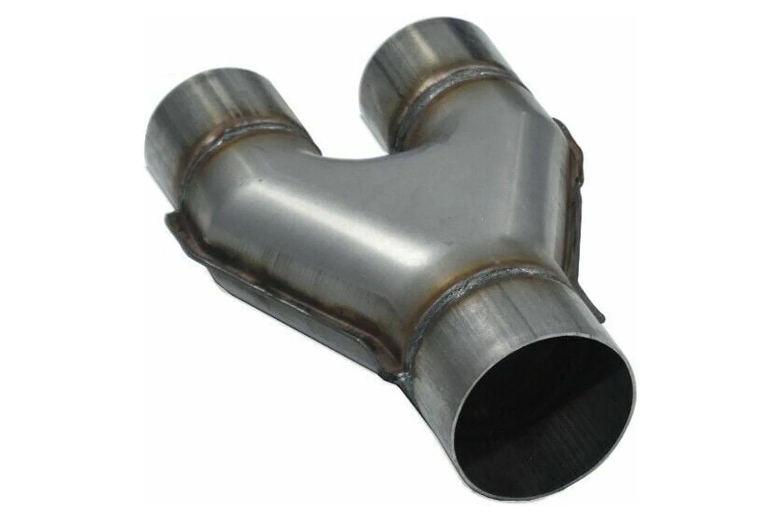 All-Stainless Dual Exhaust Kit Ford F-150 04-14 Y Pipe Slash Tip Rear Exit