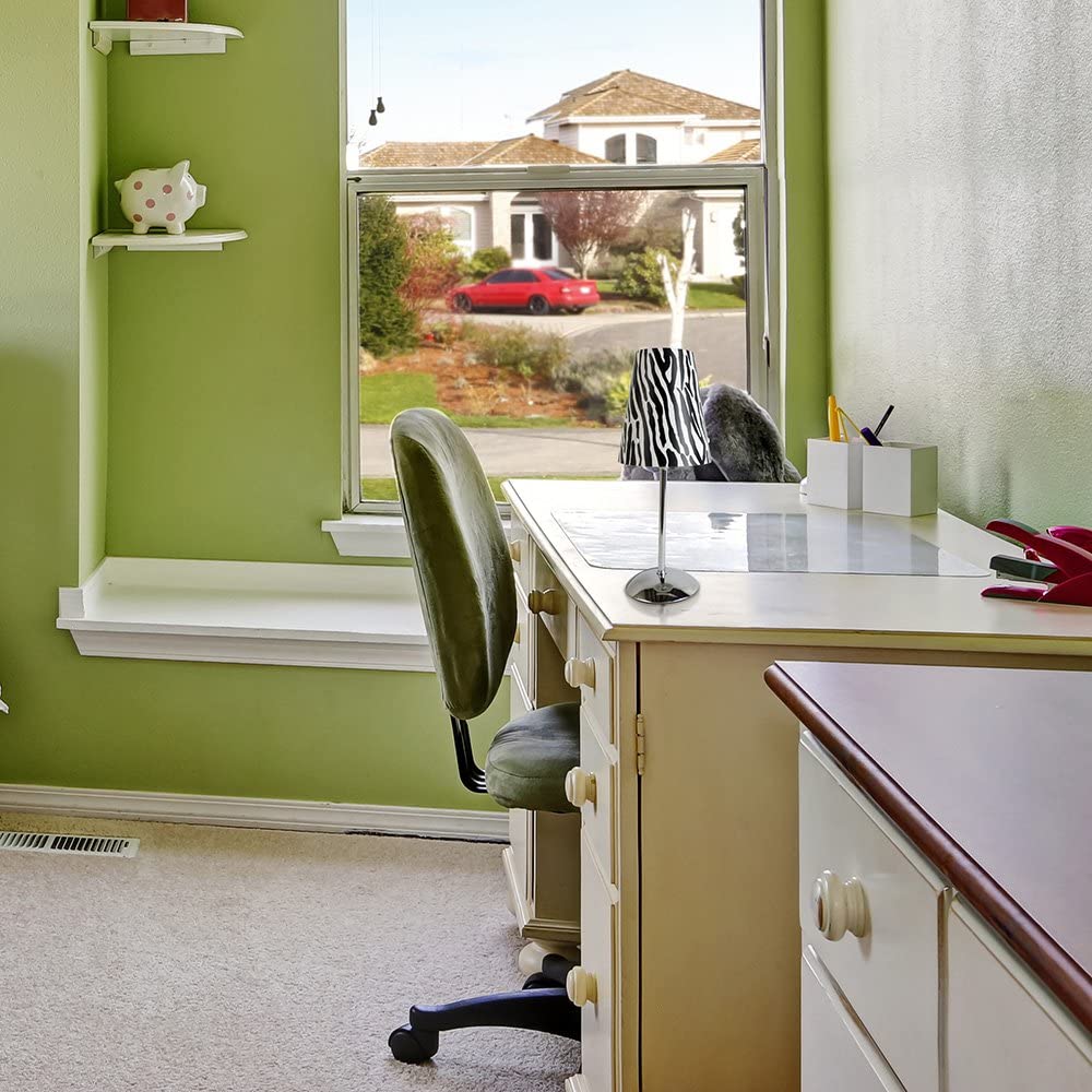 LimeLights LT3024-ZBA Mini Silver Table Lamp with Animal Print Shade, Zebra