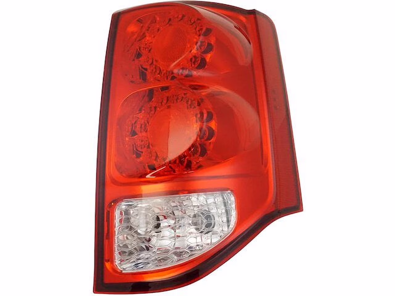 Right Passenger Side LED Tail Light Assembly - Compatible with 2011 - 2019 Dodge Grand Caravan 2012 2013 2014 2015 2016 2017 2018