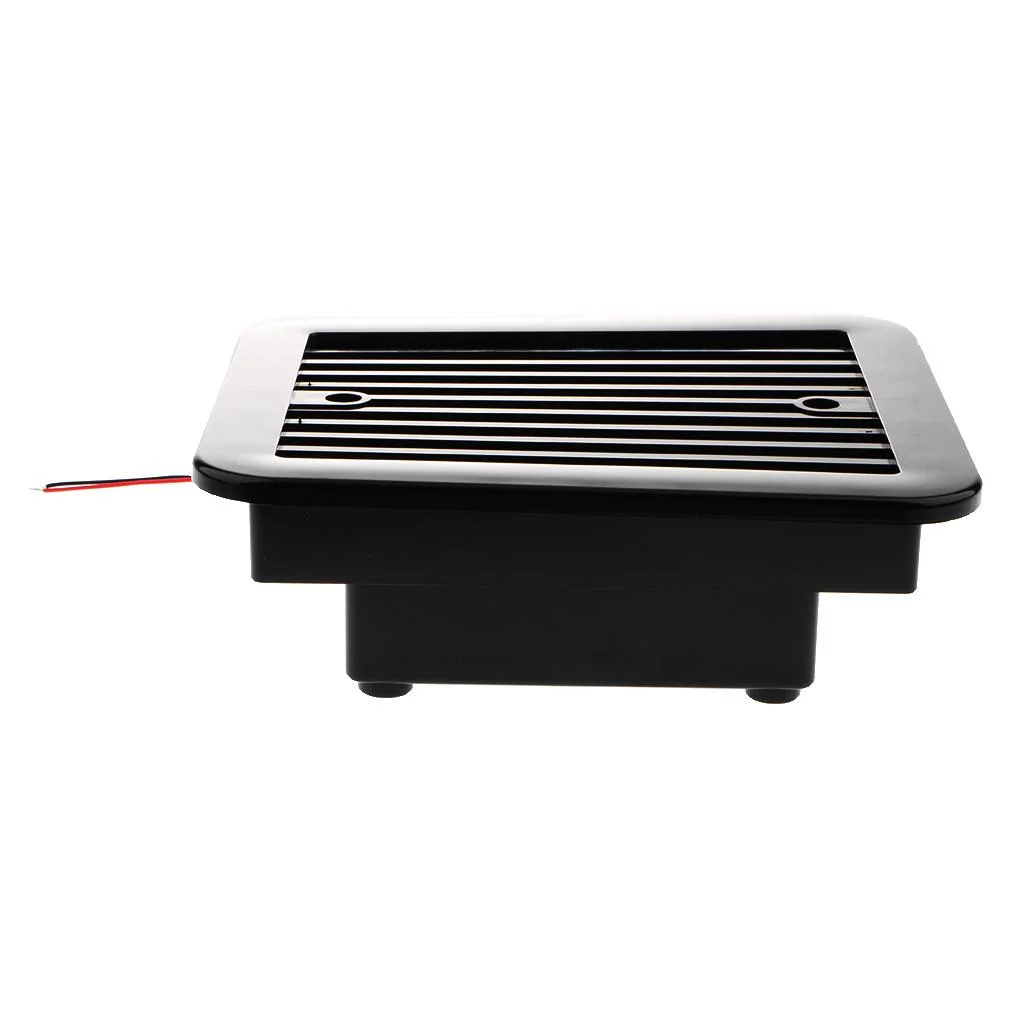 Rv Motorhome Side Air Ventilation Ventilation Cooling Fan 12v - Black