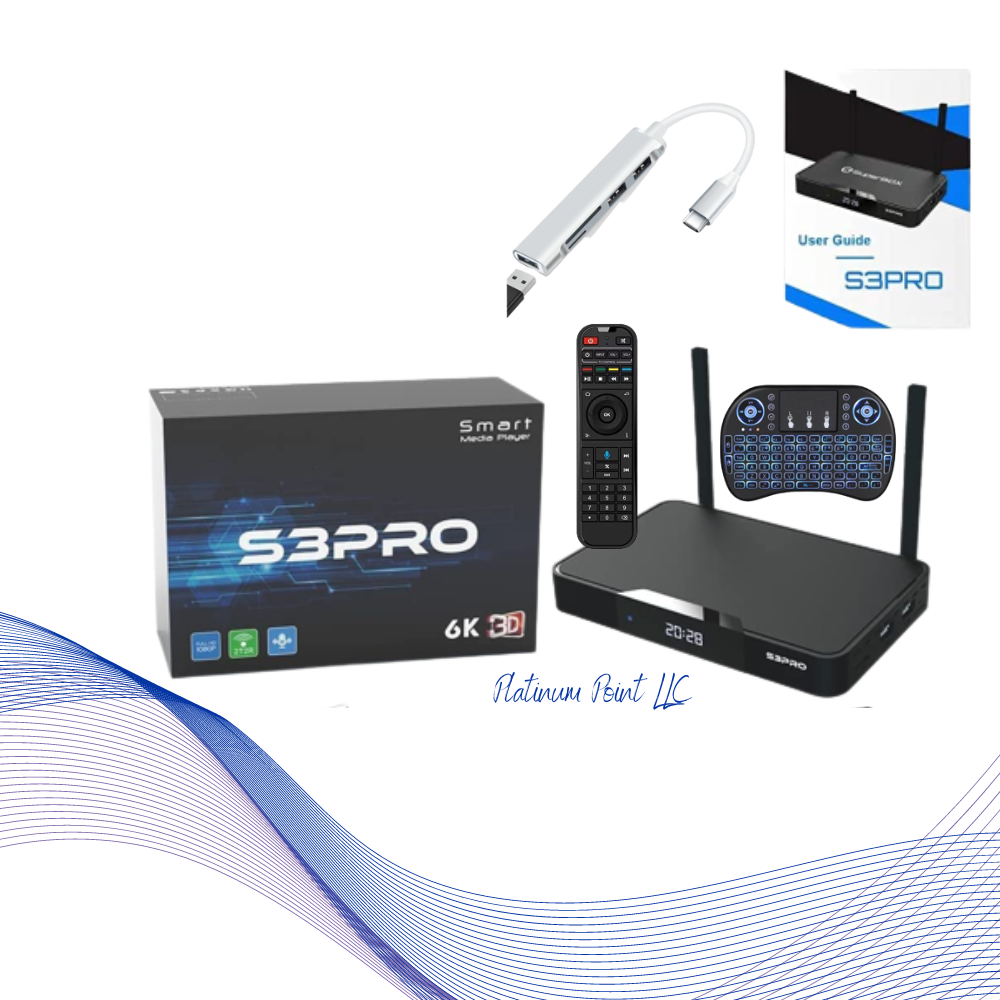 S3 PRO 2022, Android 9 Technology IPTV Voice Control Remote, 6K Android tv Free Shipping 2 days