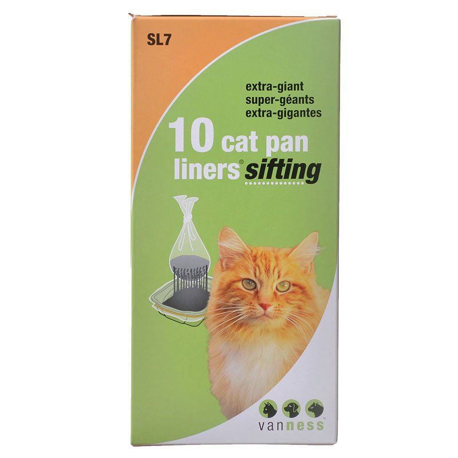 Van Ness PureNess Sifting Cat Pan Liners Extra Giant (SL7) - 10 Count Pack of 4