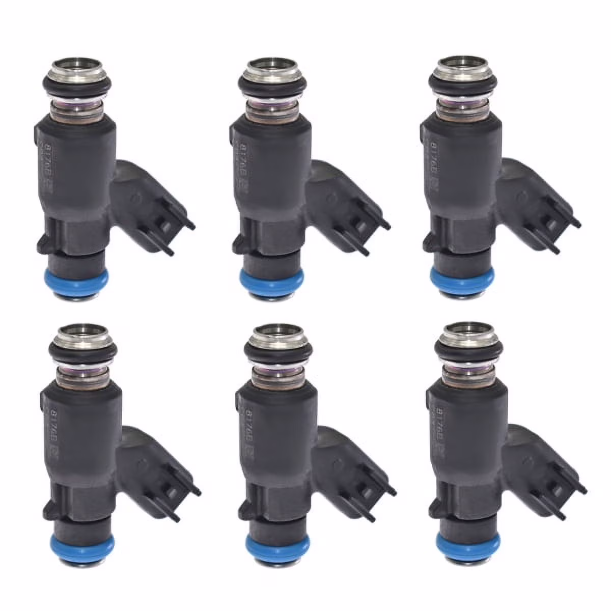 Teledu 6Pcs Fuel Injectors for 2006-2010 Chevrolet Impala 3.5L, 3.9L V6 12592648