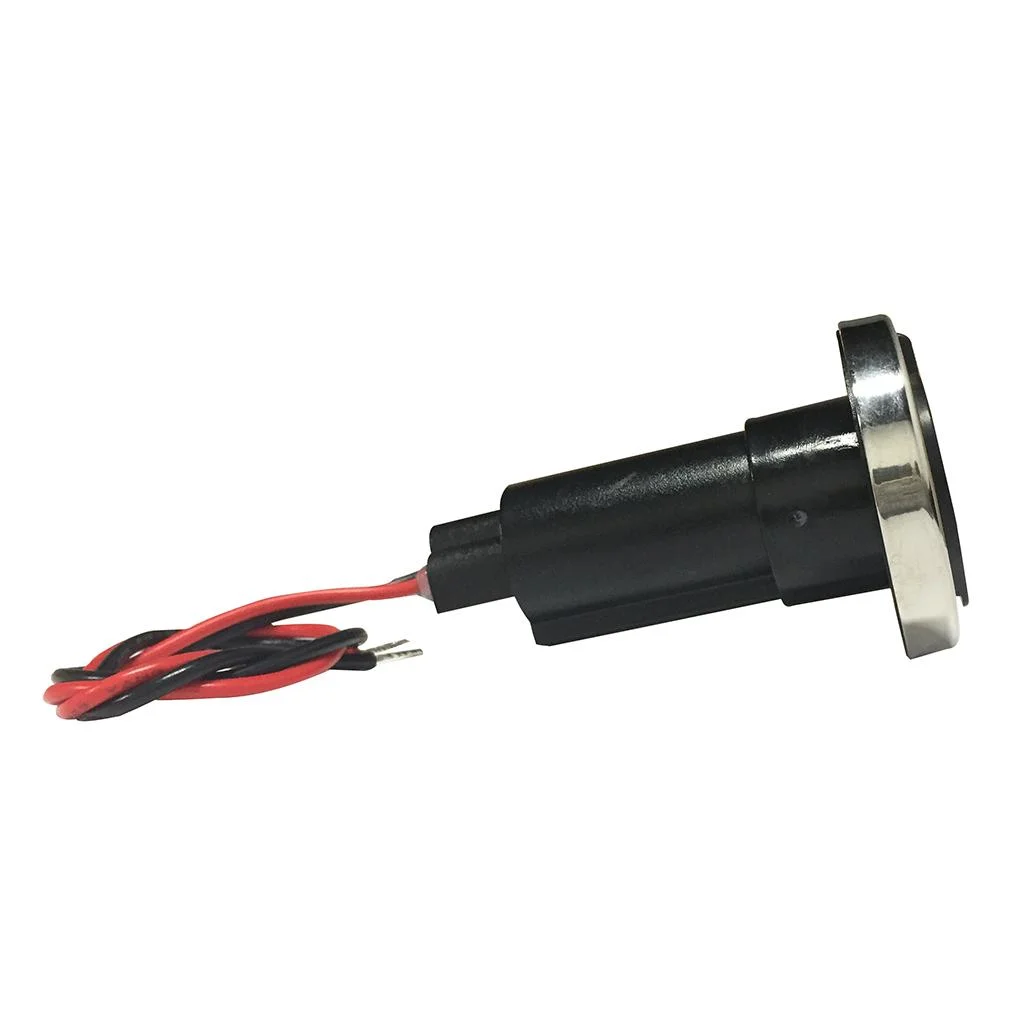 Marine Boat 2 Pin Stern Light Pole Base Replacement Waterproof Cover Stern Light Base