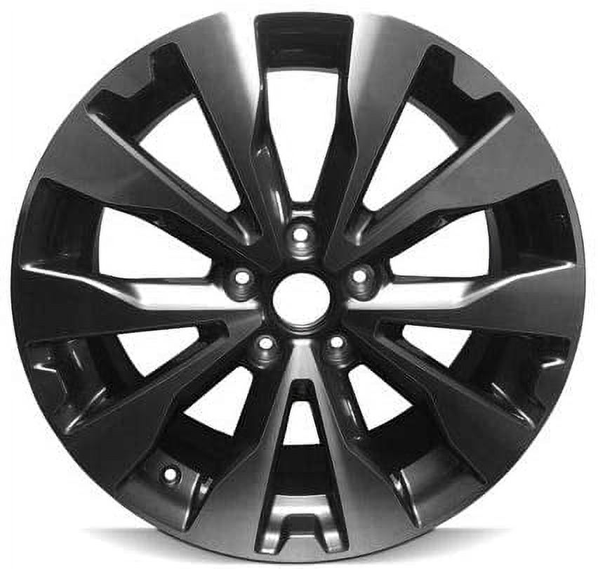 Wheel For 2015-2019 Subaru Legacy 18 inch 5 Lug Black Machine Aluminum Rim Fits R18 Tire