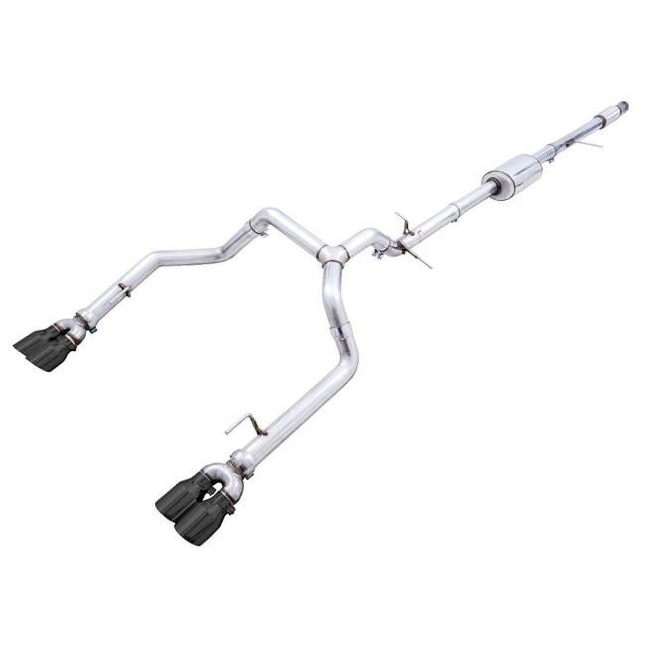 Exhaust System with Bumper Cutouts for  Silverado & Sierra 1500 5.3L Quad