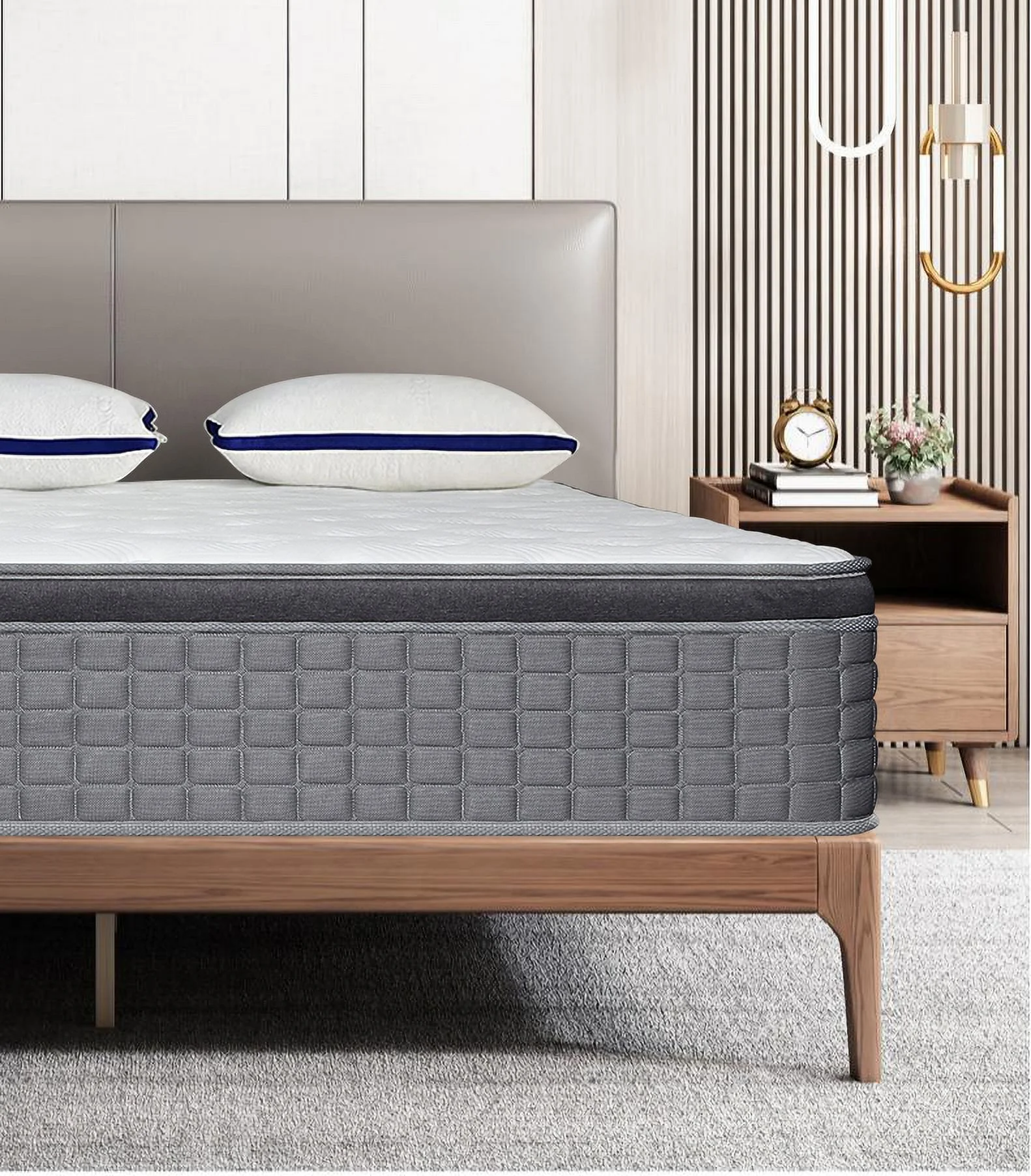 12 inch Queen Mattress,Hybrid Mattresses Medium Firm in a Box