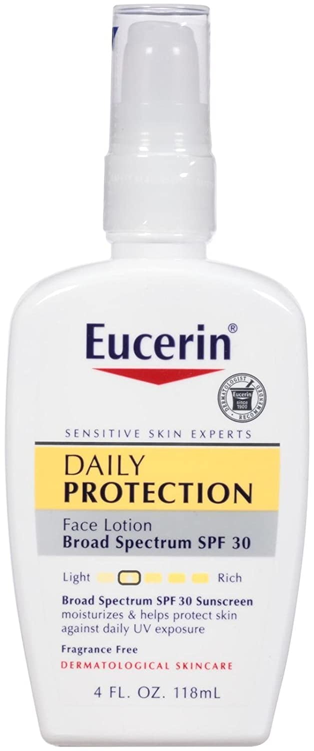 Eucerin Daily Protection Moisturizing Face Lotion SPF 30 - 4 fl oz Pack of 2