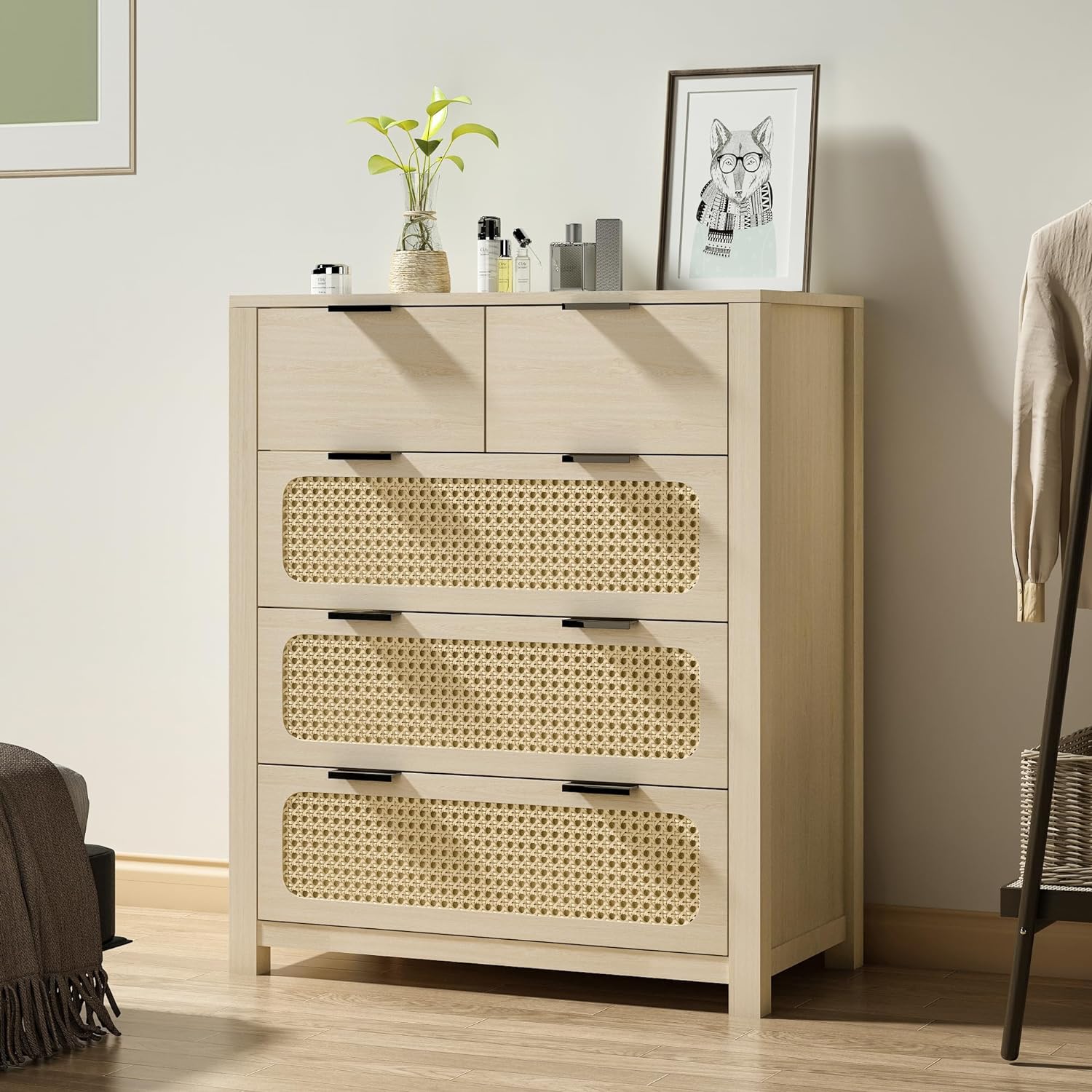 Rattan Dresser, 35