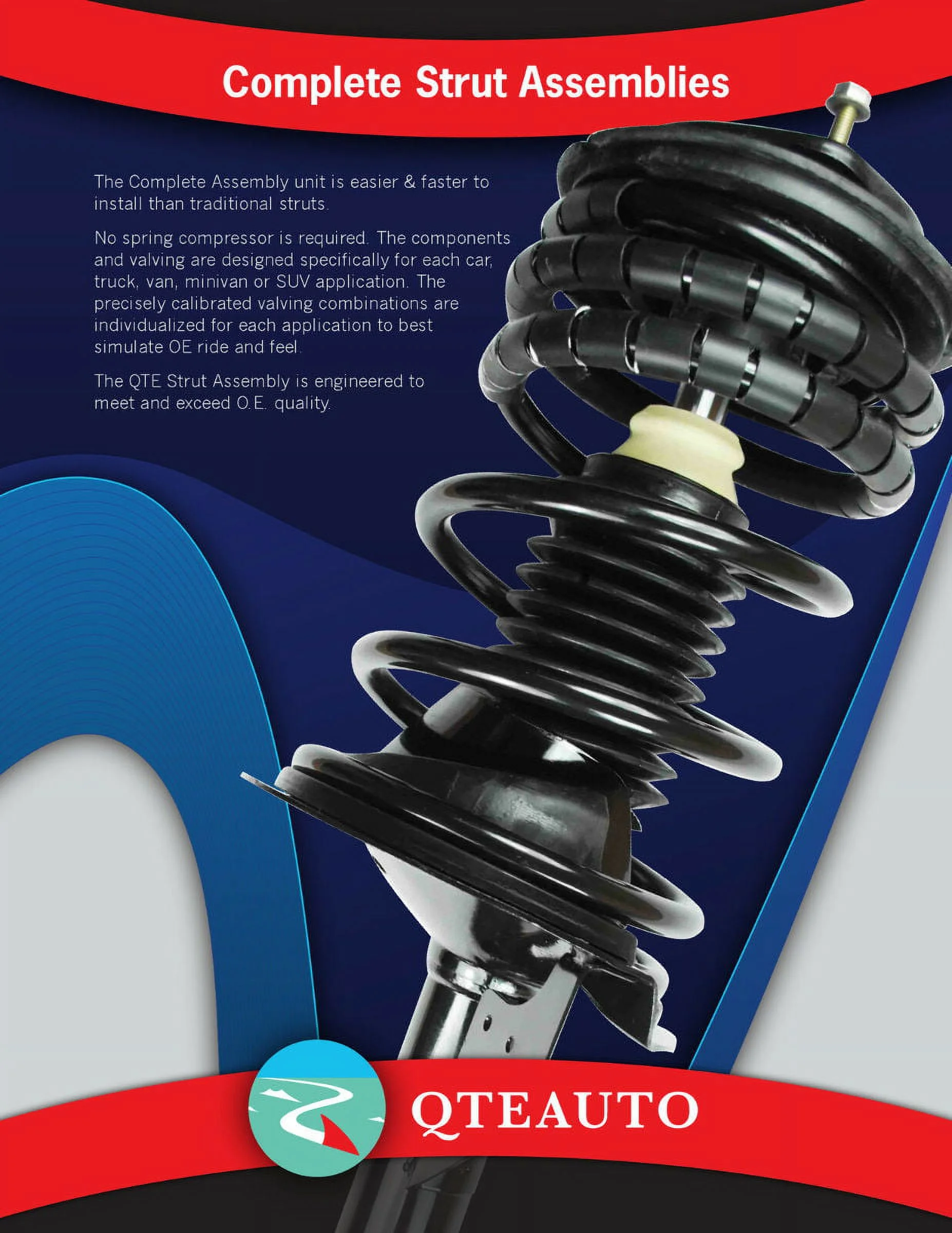 Front Right Quick Complete Strut-Coil Spring For 2002-2005 Saturn Vue V6