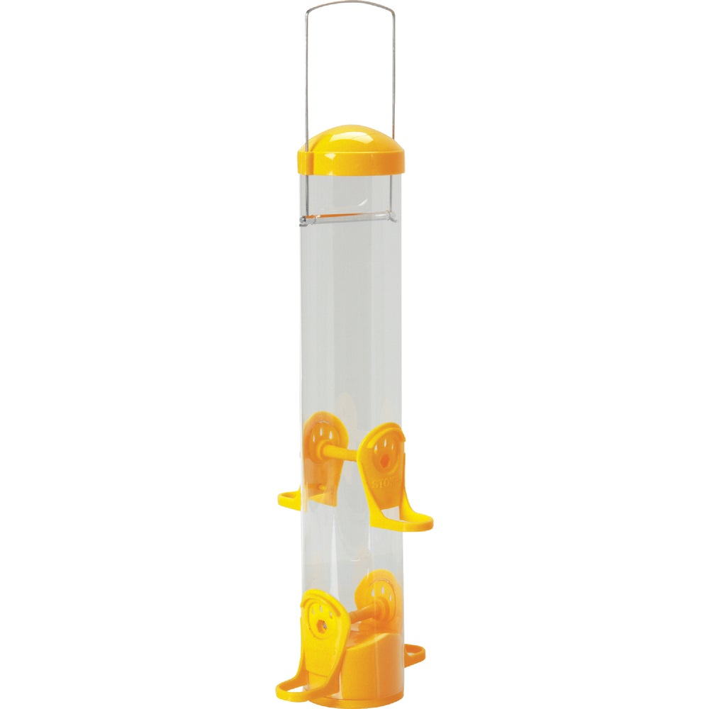 1 PK, Stokes Select 38224-Stokes Select 15.5 In. 1.3 Lb. Capacity Yellow Finch Feeder