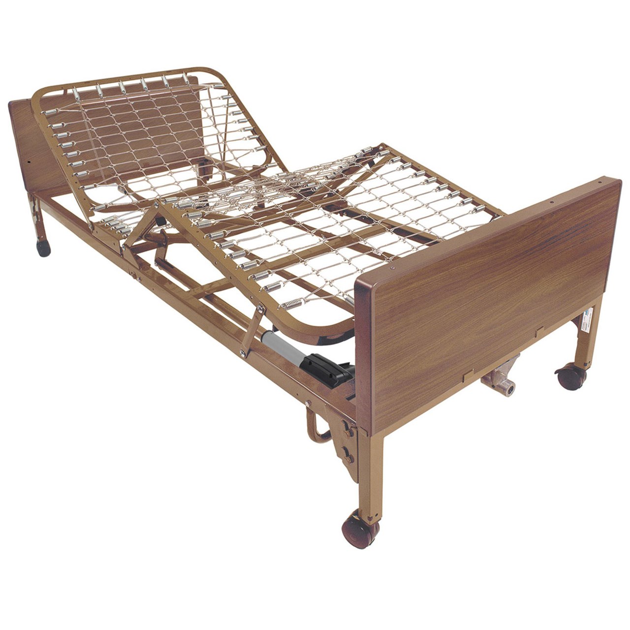 Full-Electric Twin Size Bed with Half Rails