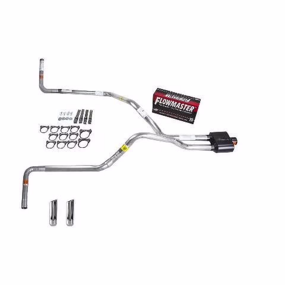 F150 07-13 dual exhaust 2.5 pipe Flowmaster Super 10 RW Tip Side Exit