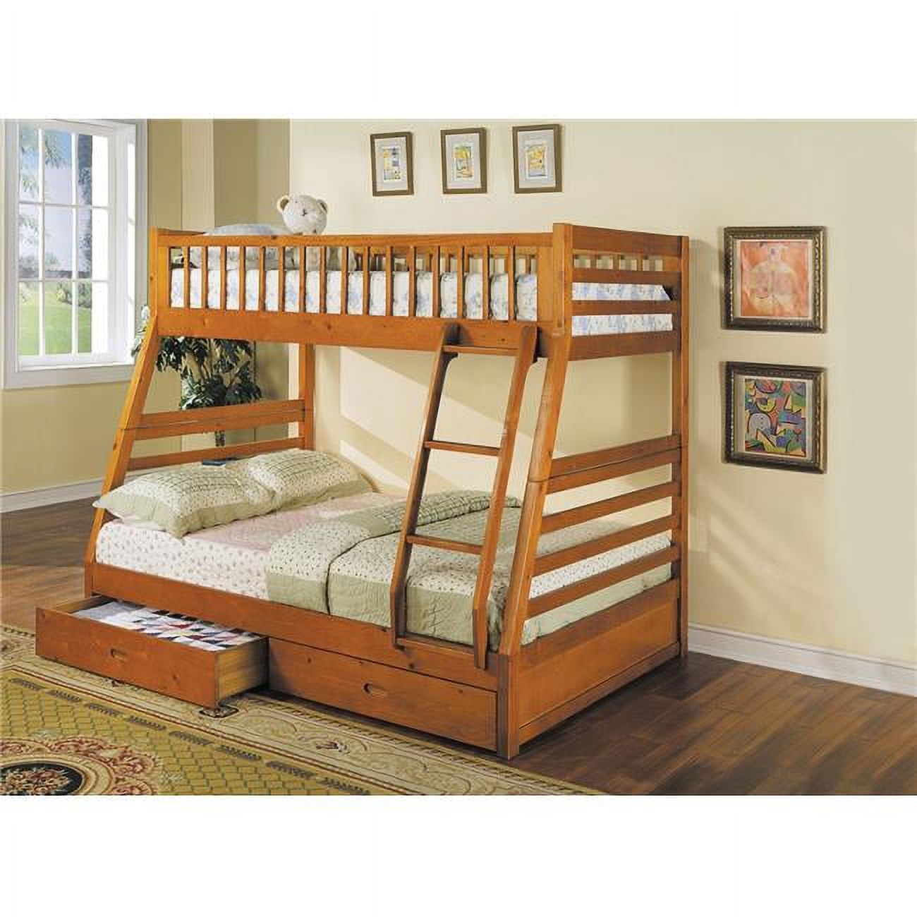 65 x 79 x 56 in. Jason King Size Bed  Espresso
