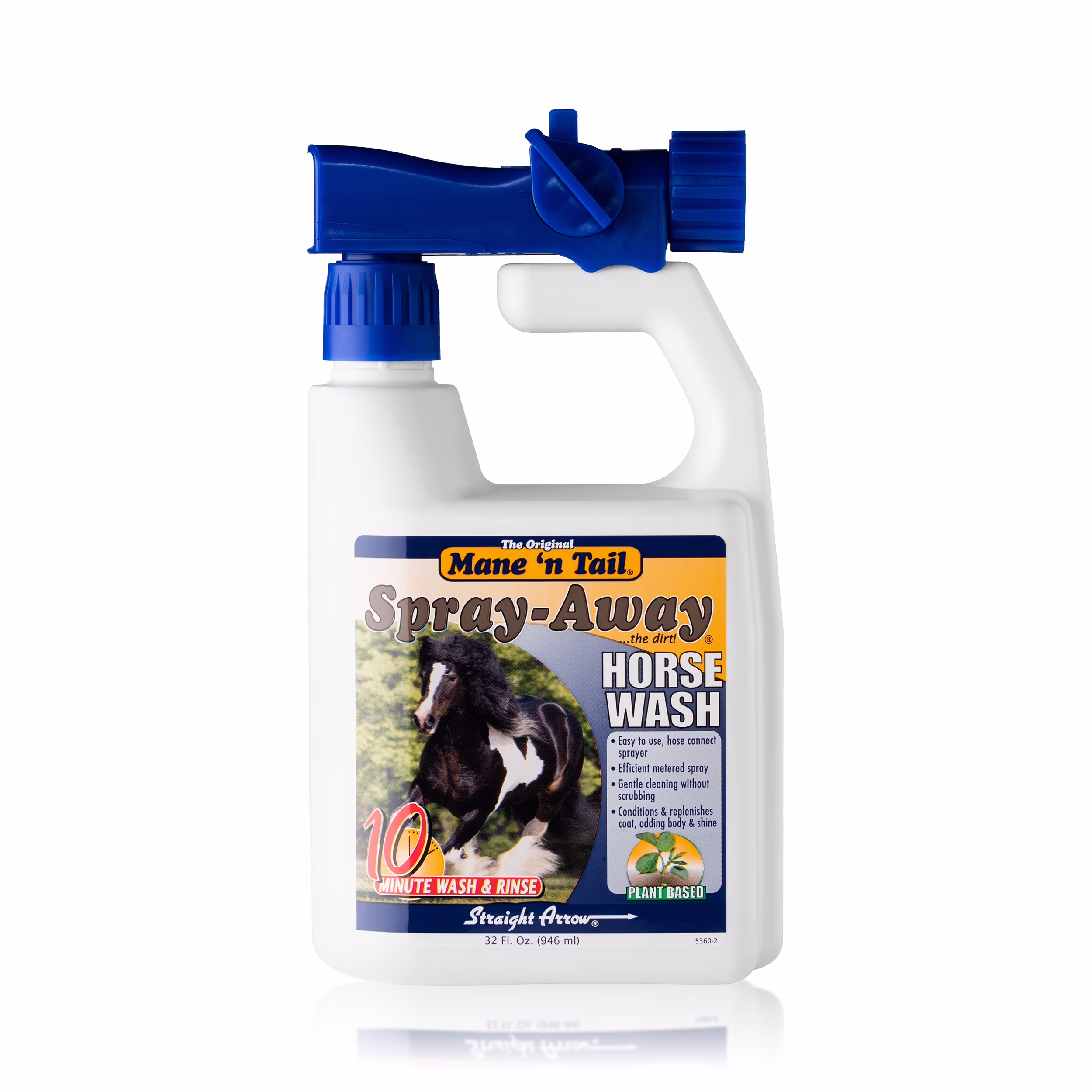Mane 'n Tail: Spray-Away Plant Based Body Wash for Horses (32 Oz)