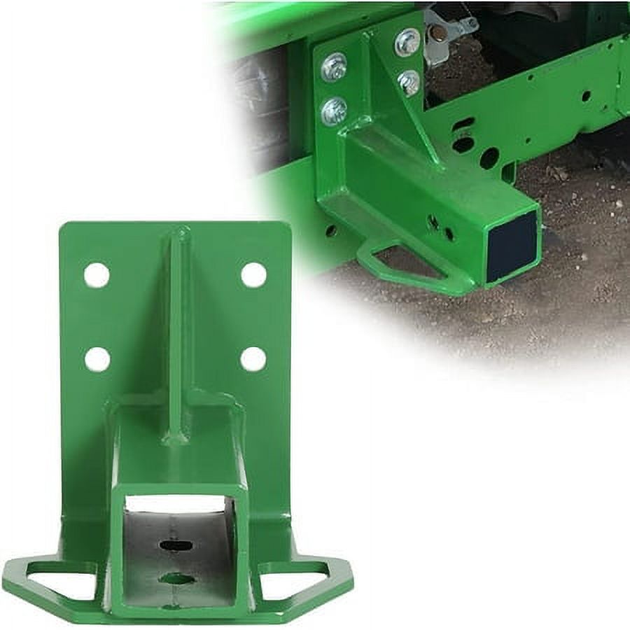 Kojem 2” Trailer Hitch Receiver Rear for John Deere Gator 4x2 6x4 Bolt On Green