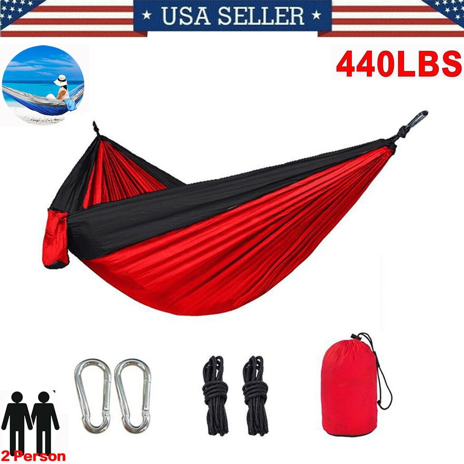 Outdoors Portable Camping Parachute Hammock Swing Chair for Backpacking Travel