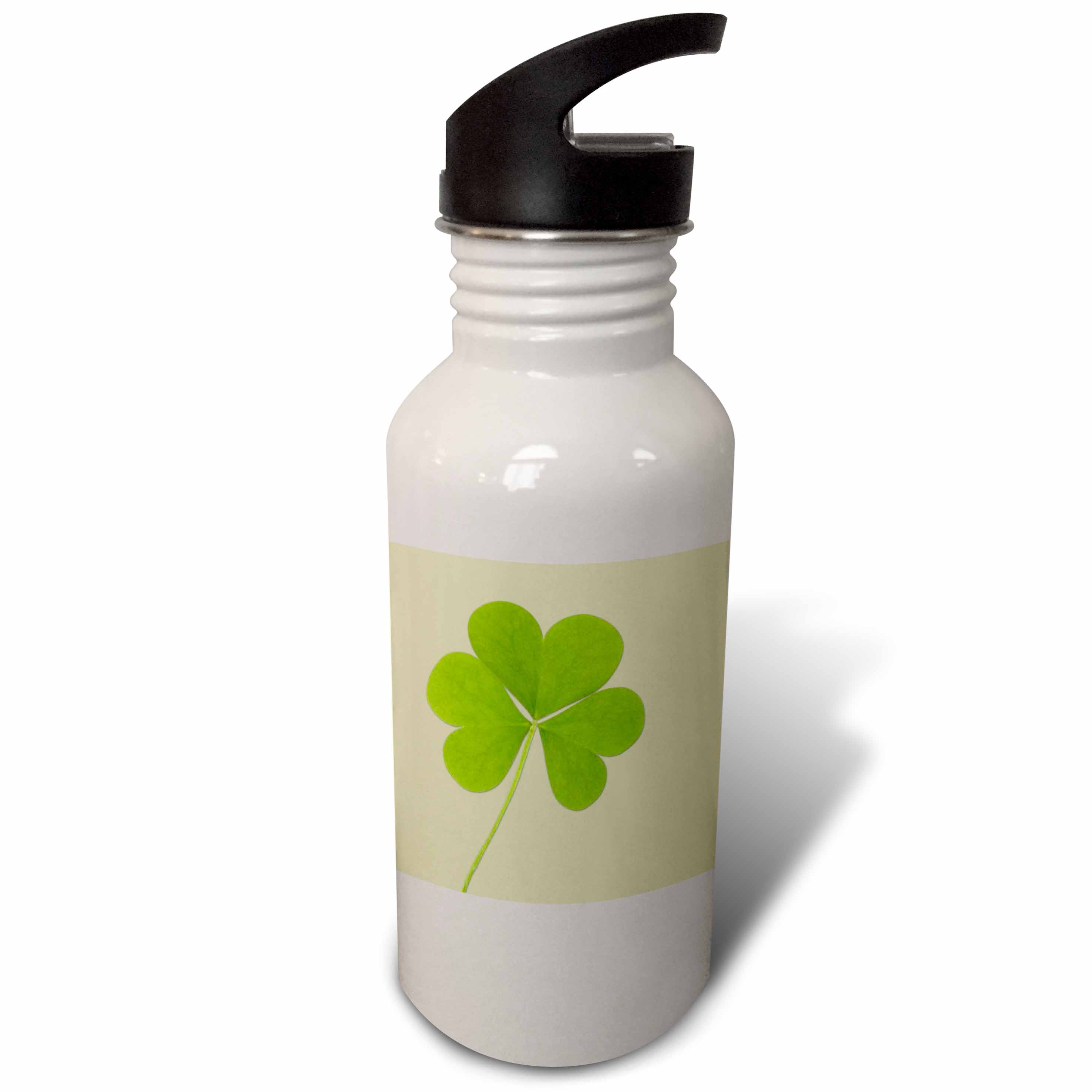Green Clover- Irish Art- St. Patricks Day 21 oz Sports Water Bottle wb-39339-1