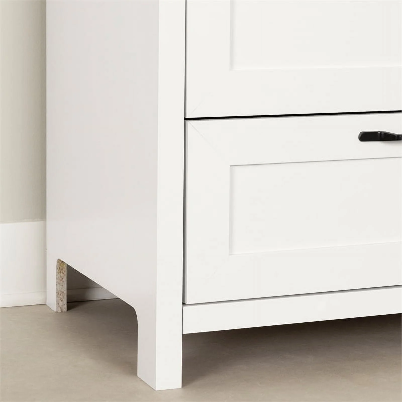 South Shore Changing Table with Station Pure White Daisie