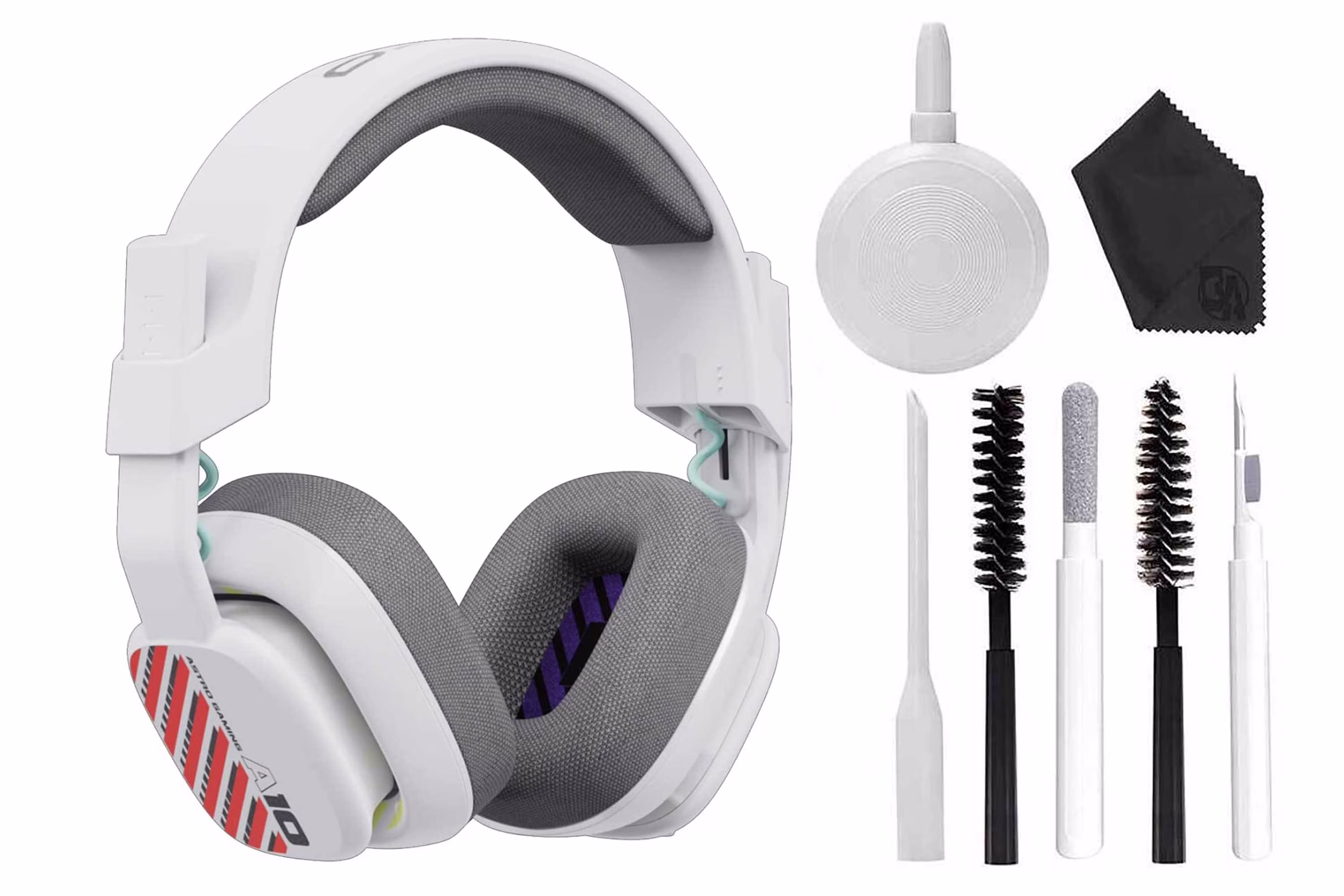 Astro A10 Gaming Headset Gen 2 Wired Headset Over-Ear Gaming Headphones with flip-to-Mute Microphone, 32 mm Drivers,Like New White