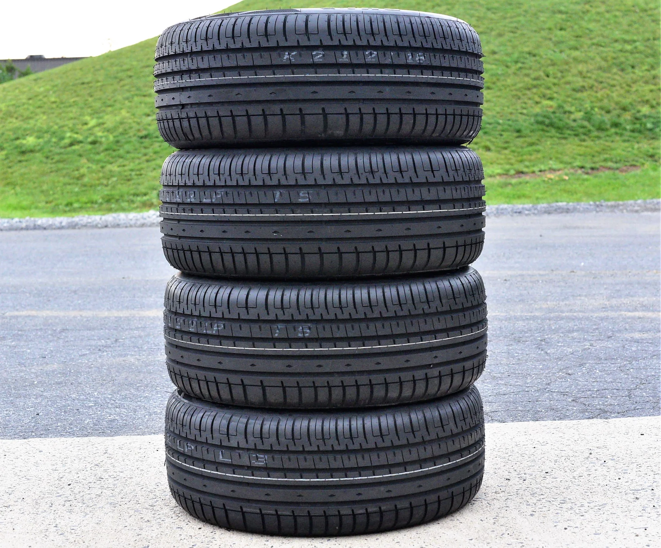 Set of 4 (FOUR) Accelera Phi-R 235/50ZR17 235/50R17 100Y XL AS A/S High Performance Tires Fits: 2016-18 Ford Fusion Energi SE, 2014-15 Ford Fusion S Hybrid