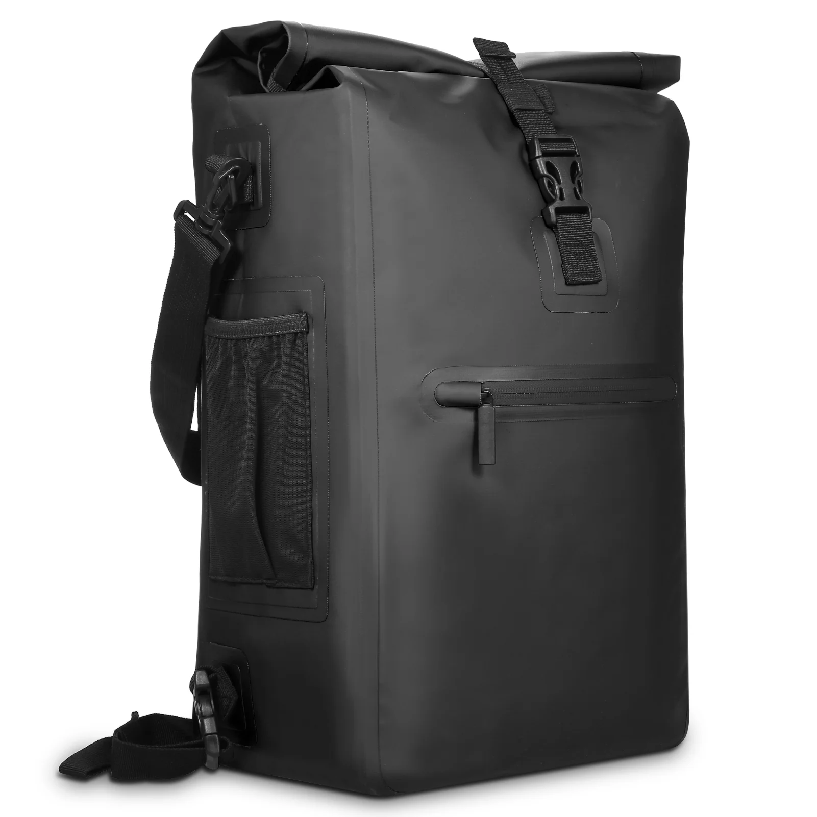 Walmeck 3-in-1 Waterproof Bike Pannier  Rear Rack Bag  Shoulder Bag  Cycling Commuting Bag Pack with Laptop Compartment