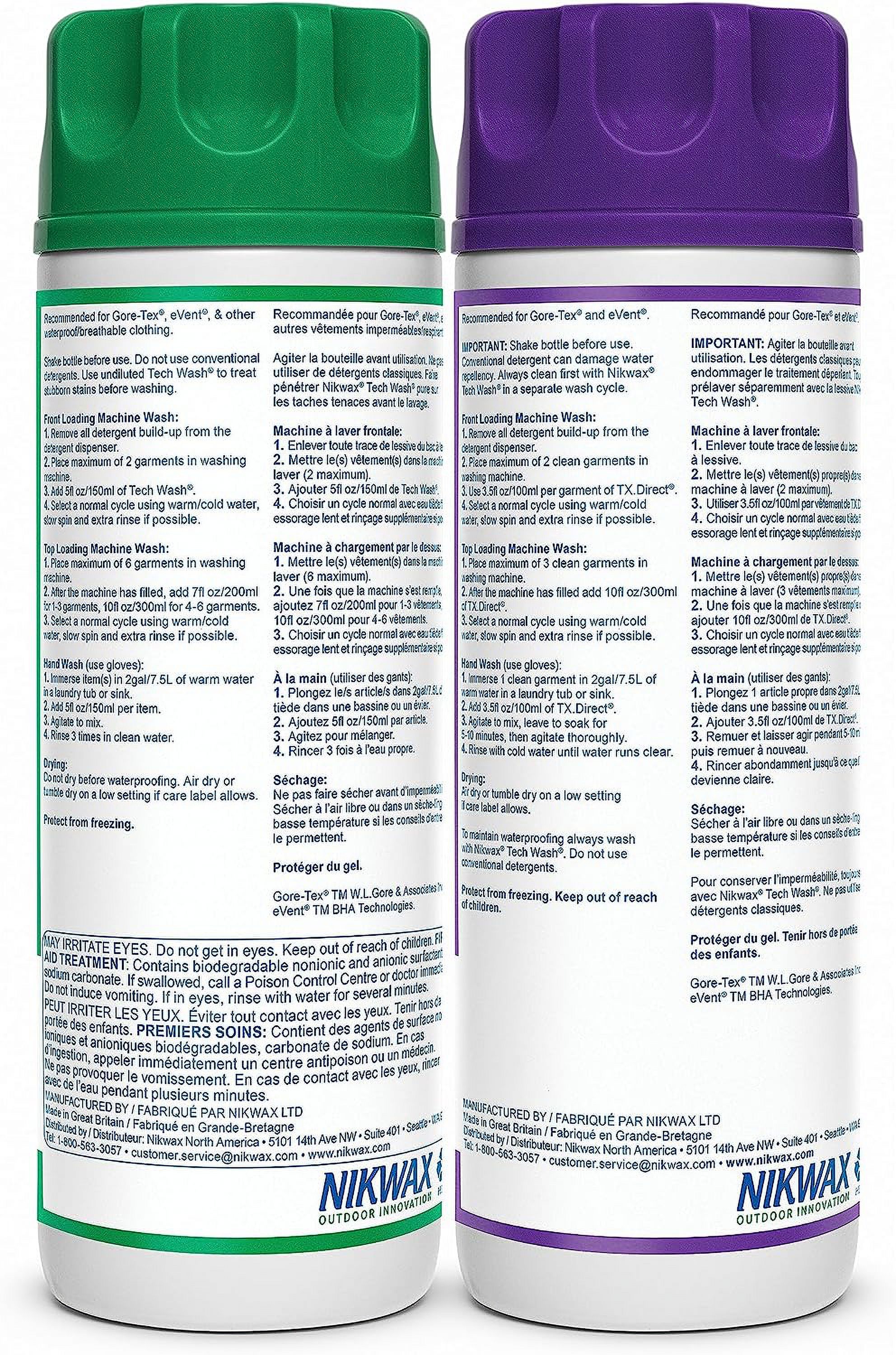 Nikwax Hardshell Cleaning & Waterproofing Duo-Pack