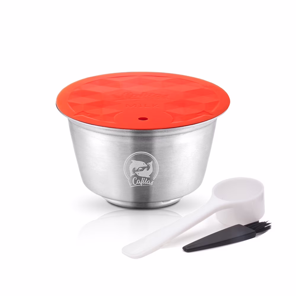 Reusable Stainless Steel Milk Capsule for Dolce Gusto Perfect for Home, Office, and Cafes