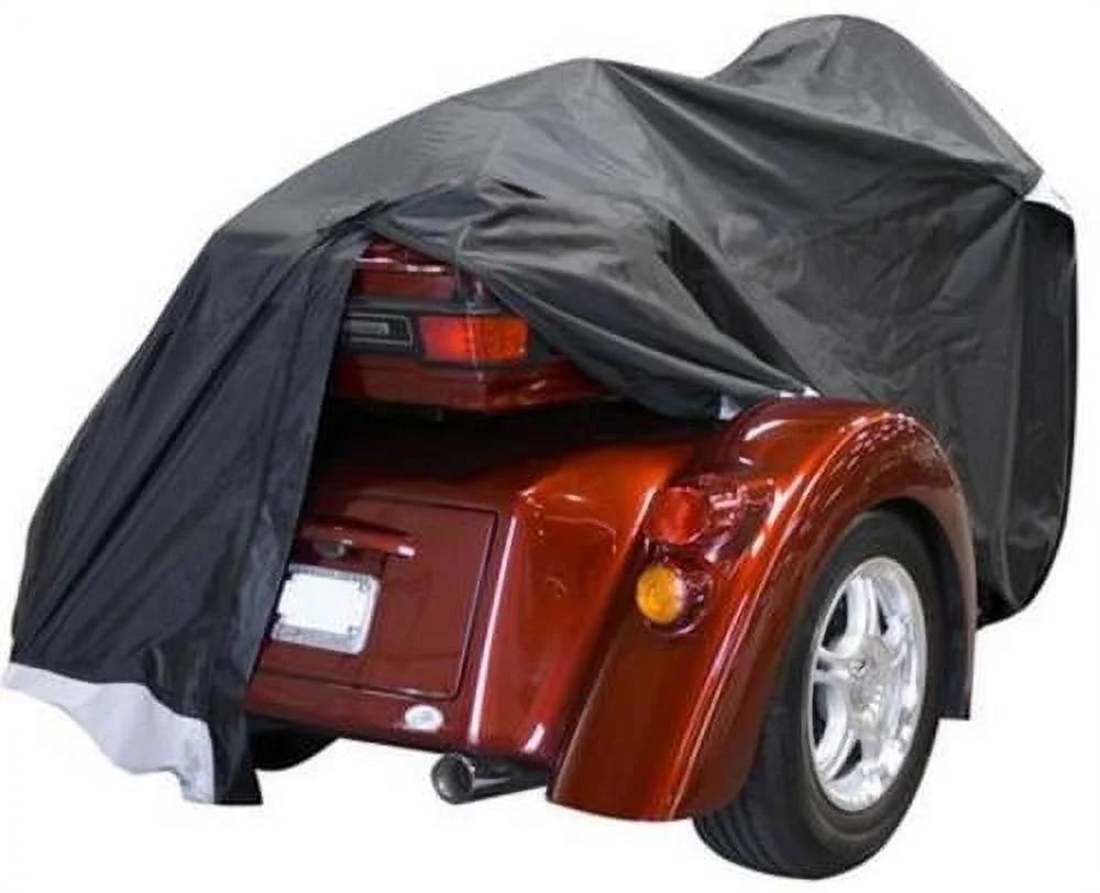 Black/Silver Sz XL Nelson Rigg Trike All Season Cover