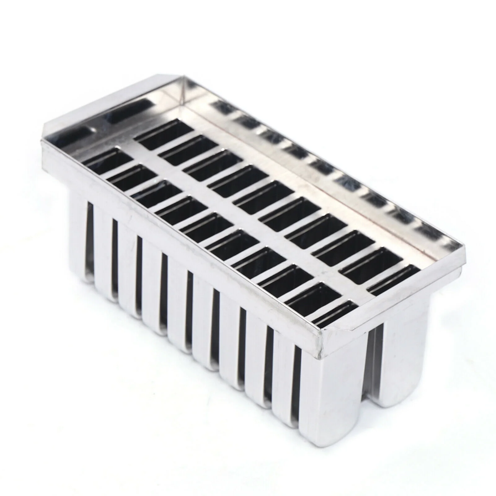 DENEST 20Pcs Ice Cream Mold Ice Popsicle Stick Holder Mold Stainless Steel