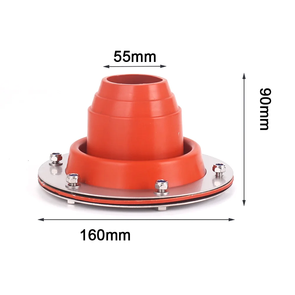 Jack Kit for Tent Flexible Roof Silicone Metal Roofing Tube Flashing High Resistance Anti-Scalding Device for Chimney