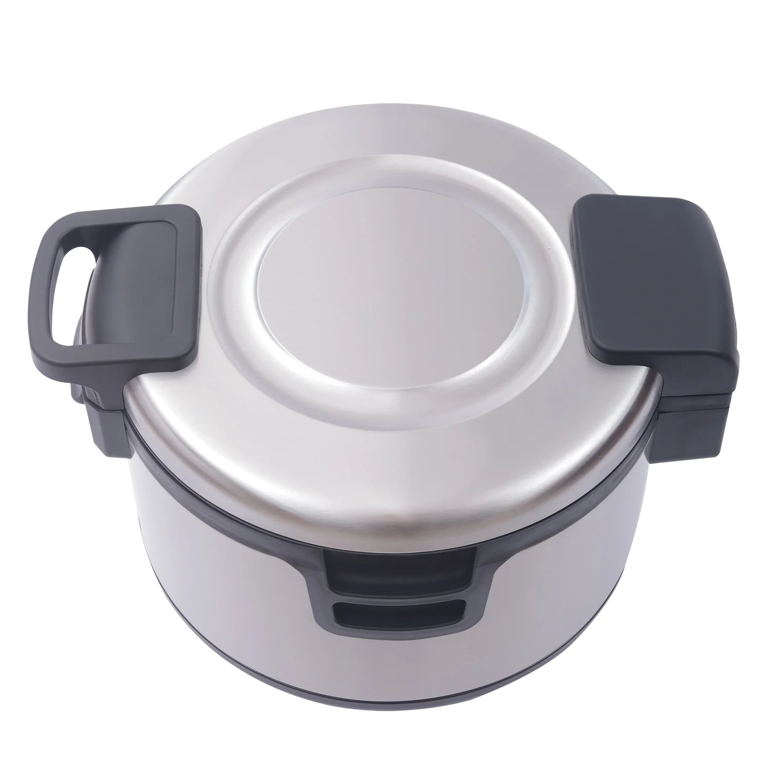 Miumaeov Rice Warmer Commercial with Dual Temperature Control Design, Non-stick Inner Pot, Efficient Insulation Electric Rice Warmer, Stainless Steel, 19 L/20QT-Large