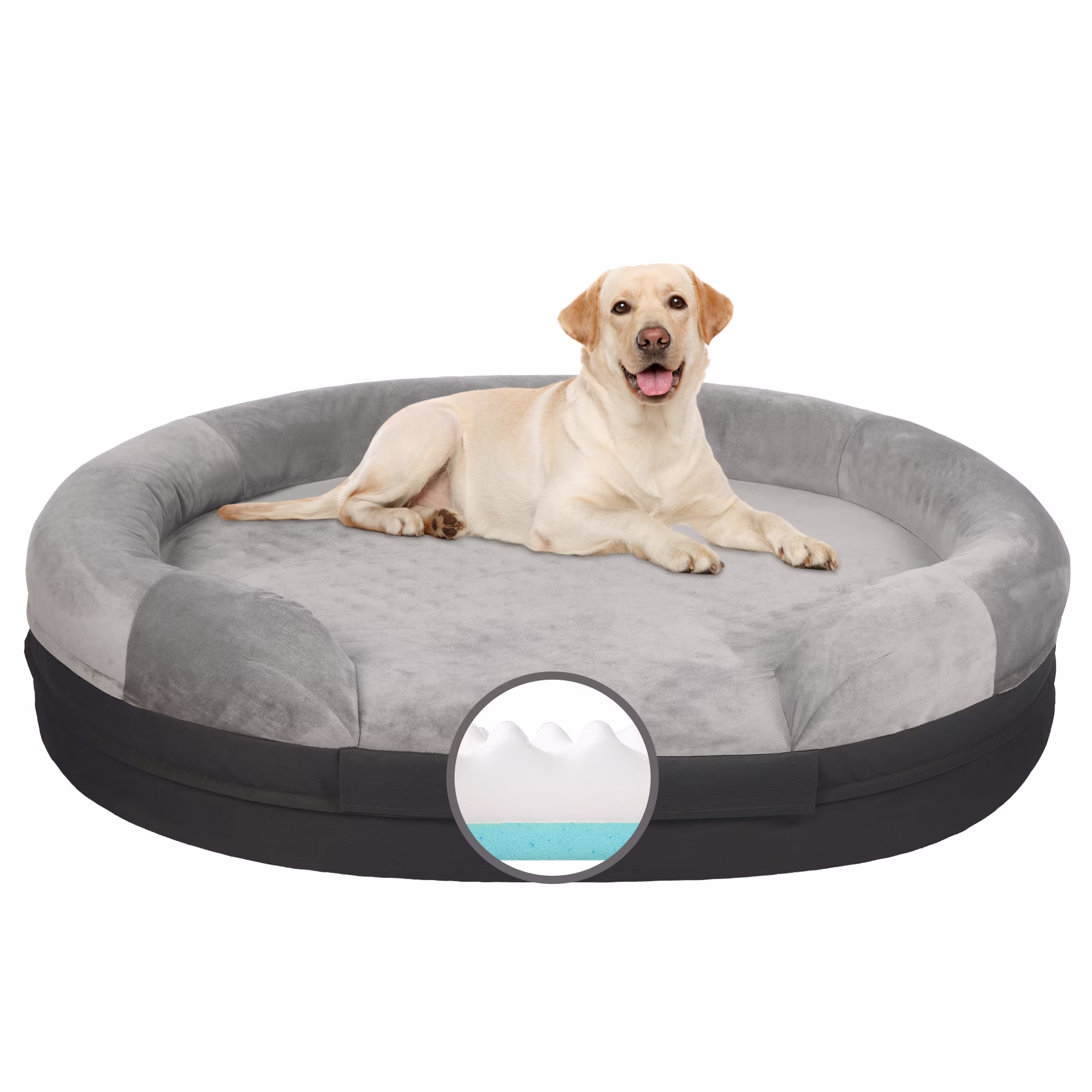 EnHomee Extra Large Dog Bed with Memory Foam 10