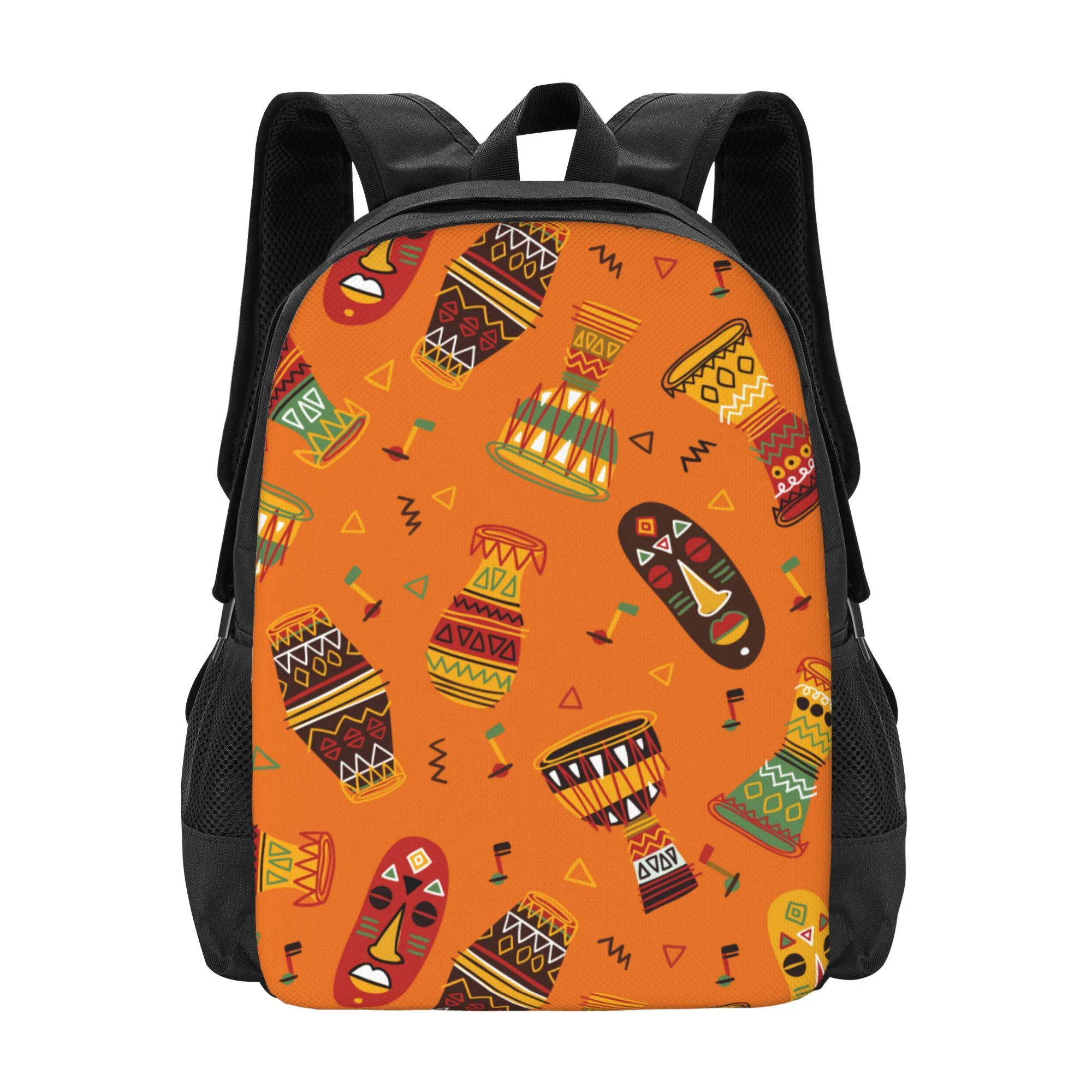 DouZhe Lightweight Backpack, African Exotic Tribal Sketch Prints Travel Outdoor Hiking Bag School Bookbag Casual Daypack Backpacks for Women Men