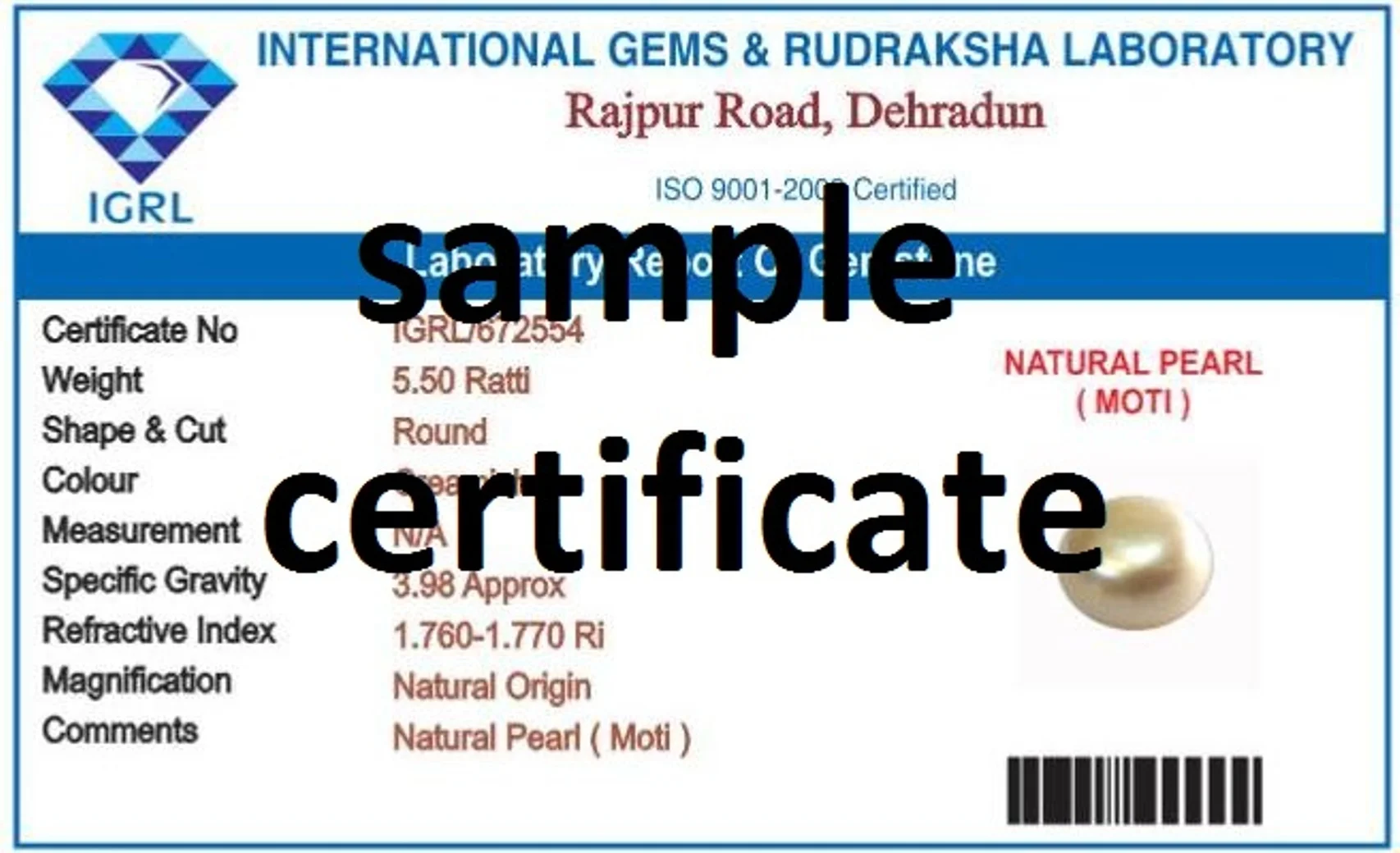 Divya Shakti 9.25-9.50 Carat Pearl Moti Gemstone Silver Ring For Men & Women