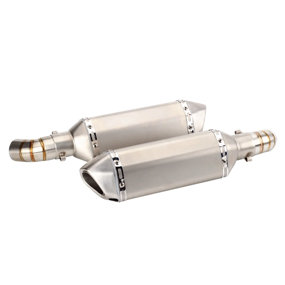 XLYWKJ Motorcycle Exhaust Muffler Mid Link Pipe System For Moto Morini X Cape 650 2021 2022 2023 X-Cape 650