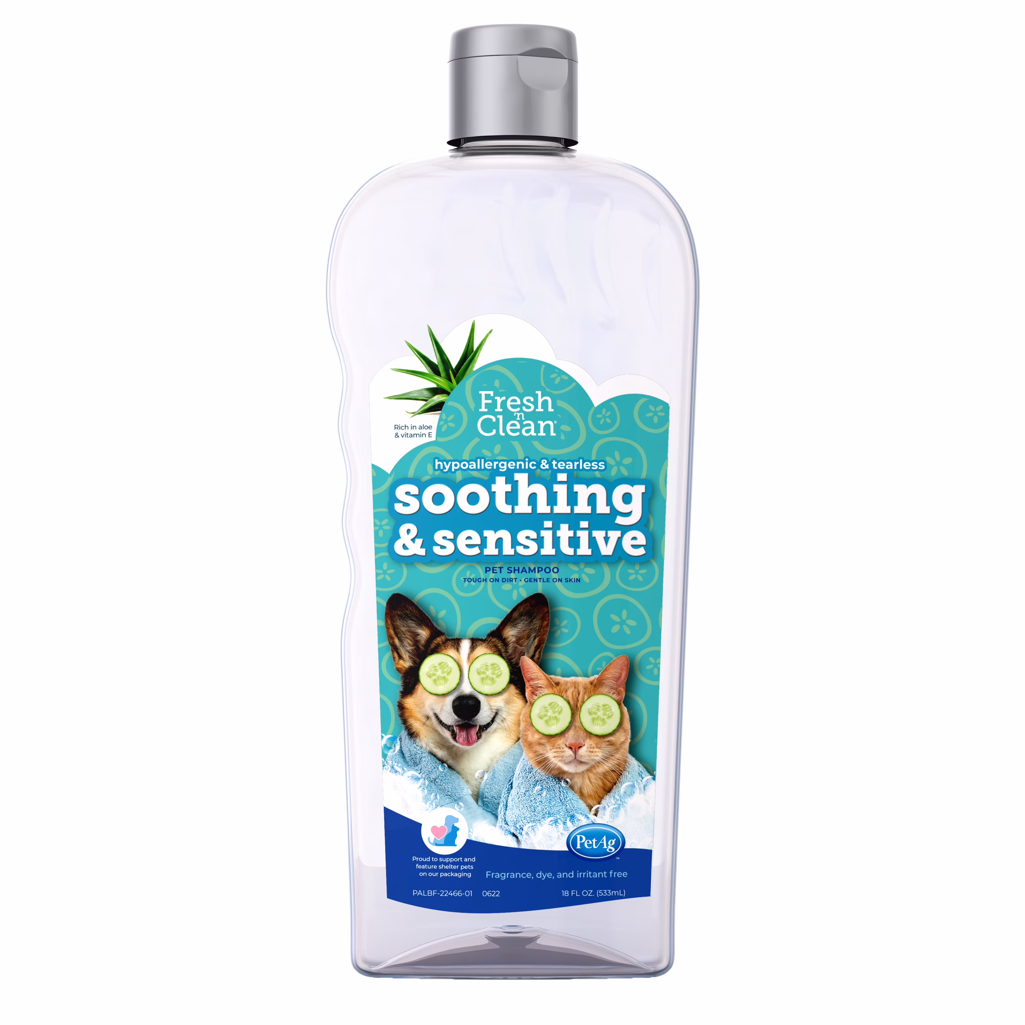 Fresh N Clean  18 oz Soothing & Sensitive Hypoallergenic Dog Shampoo