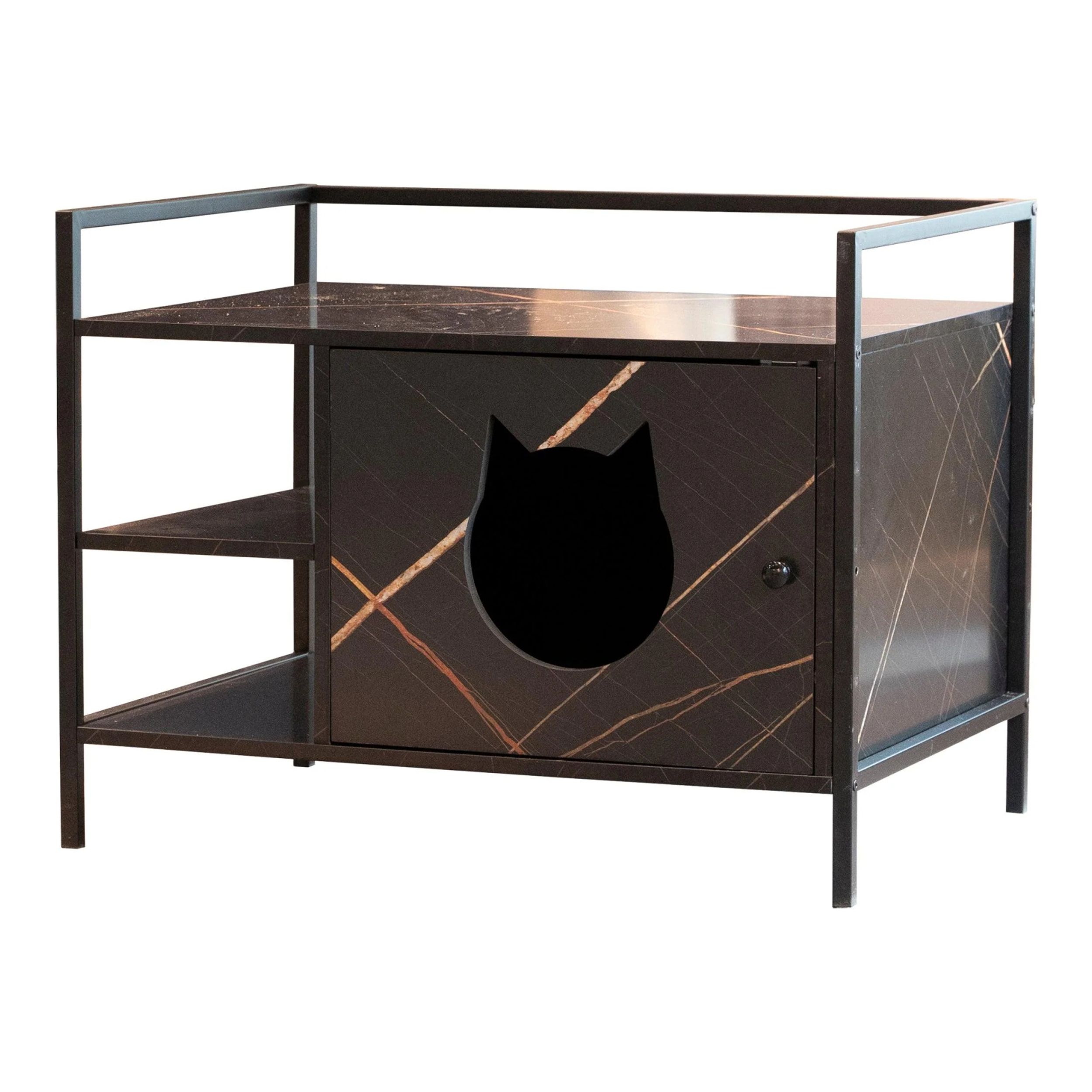 Supfirm Cat Litter Box Furniture Hidden Litterbox Enclosures