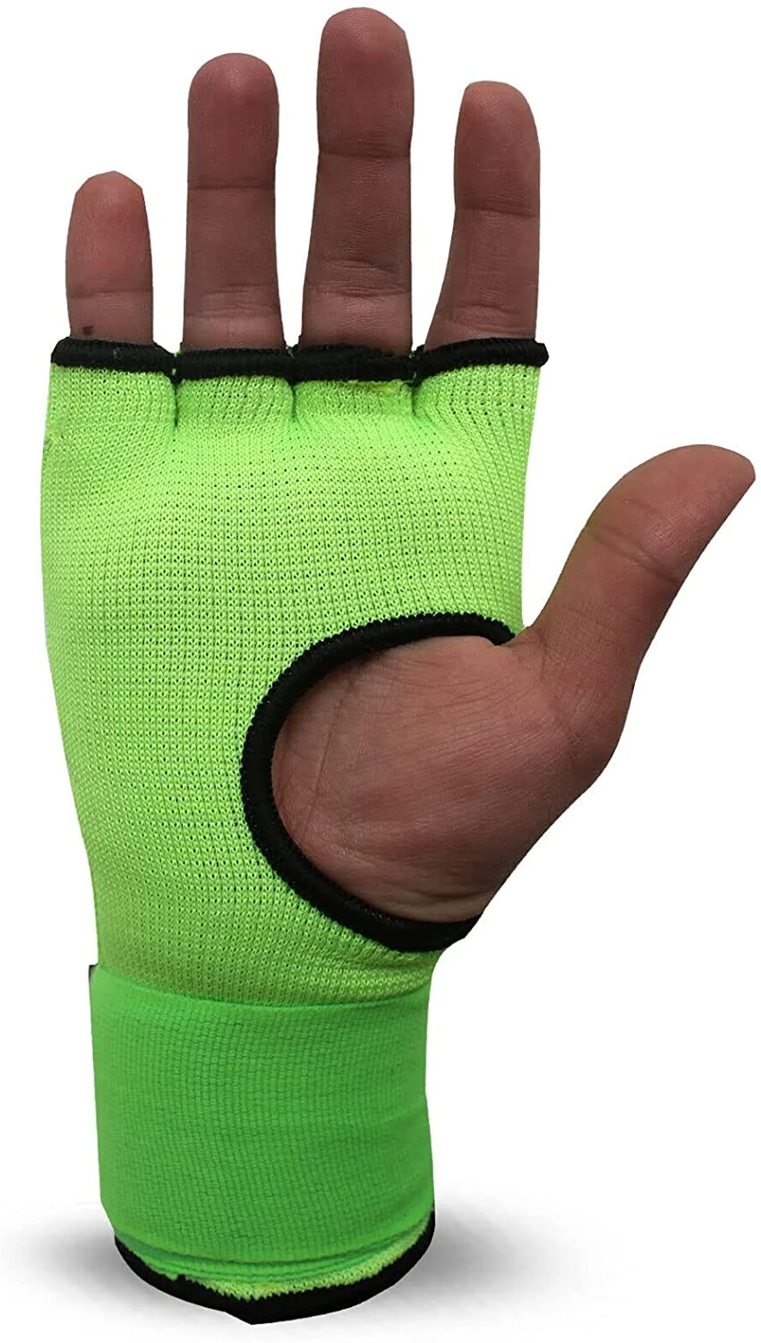 Spall Pro US Gel Inner Gloves With Knuckle Guards For Men And Women – MMA Gloves & Fist Protector For Boxing, Workout, Martial Arts, And Muay Thai Hand Wraps (Green, Large)