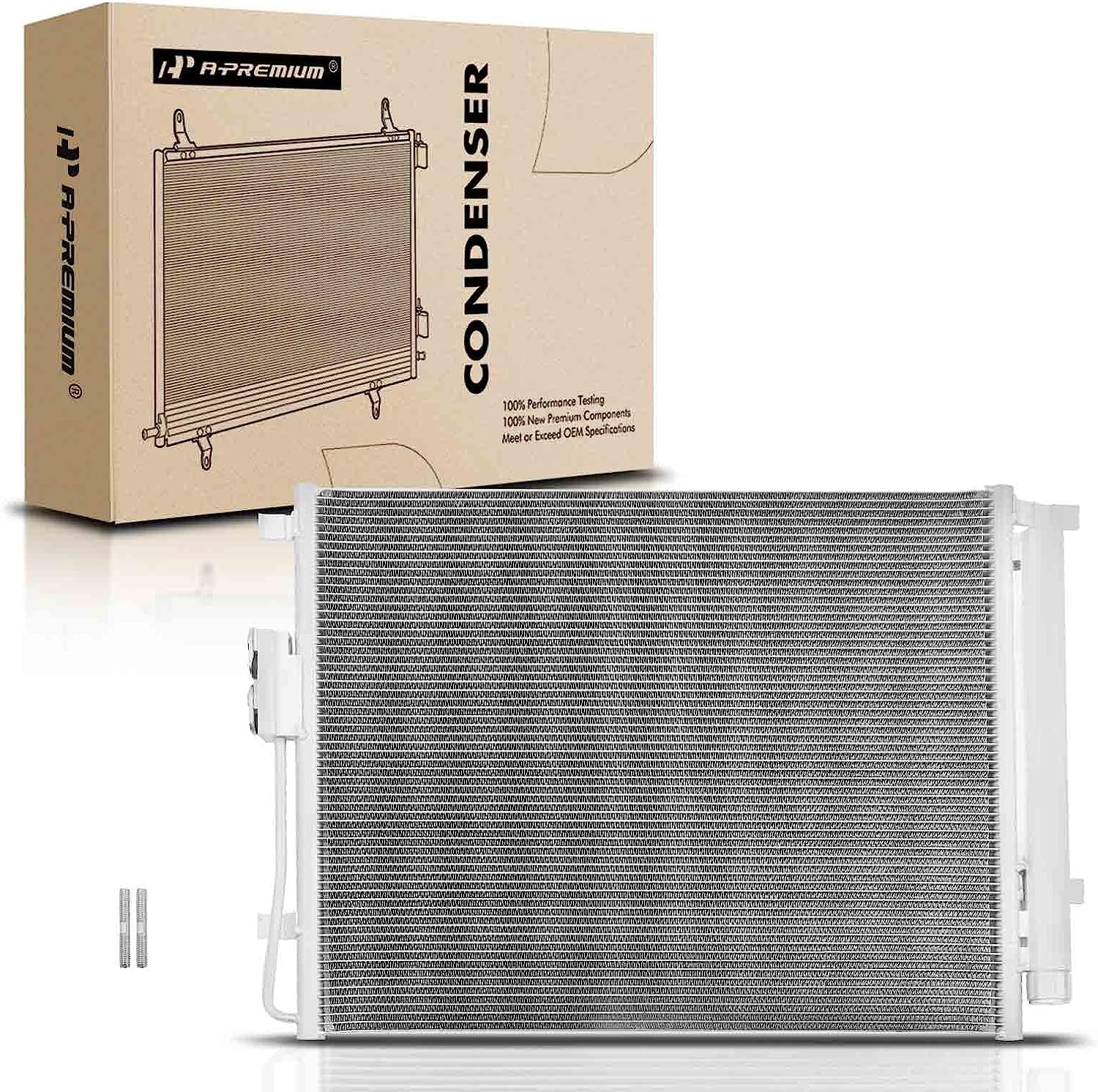 A-Premium Air Conditioning A/C Condenser Compatible with Hyundai Santa Fe 2019-2020 L4 2.0L, Replace# 30173, 97606S2000
