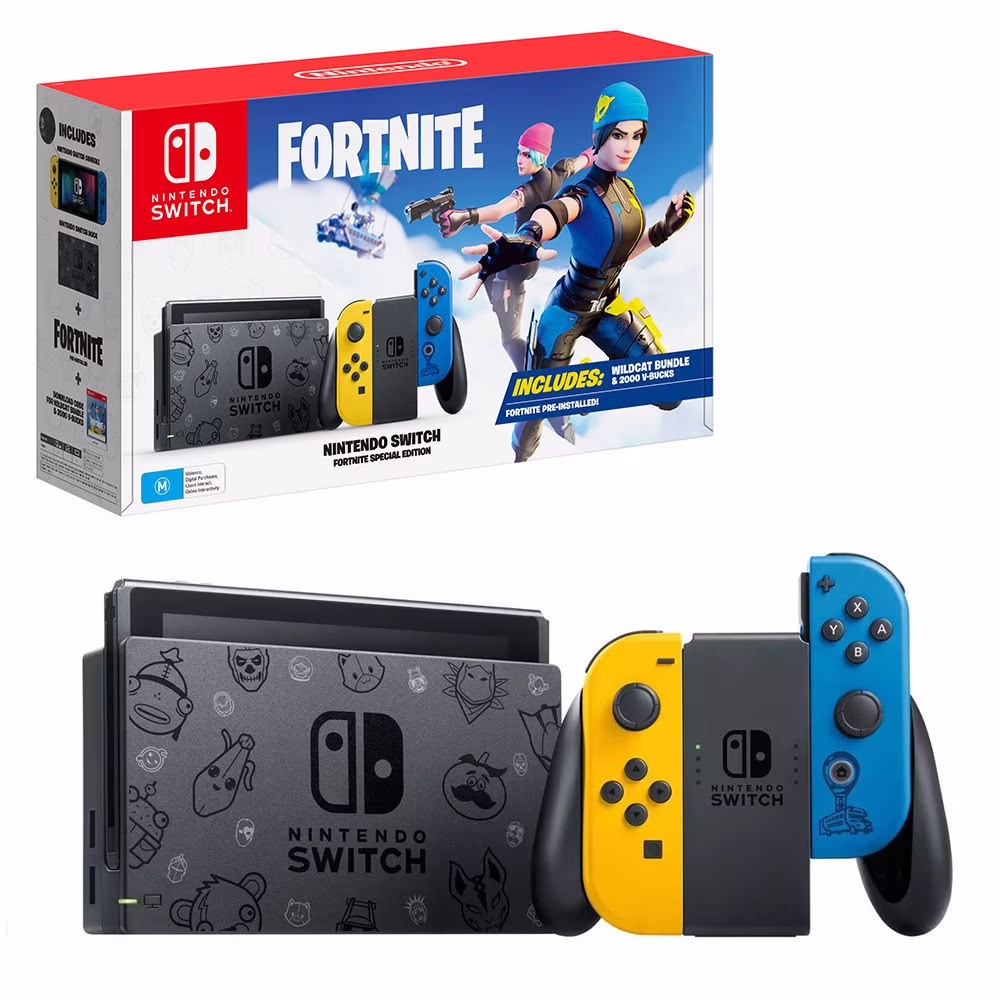 TEC Nintendo Switch - Wildcat Bundle Fortnite Edition w/ Adaptor