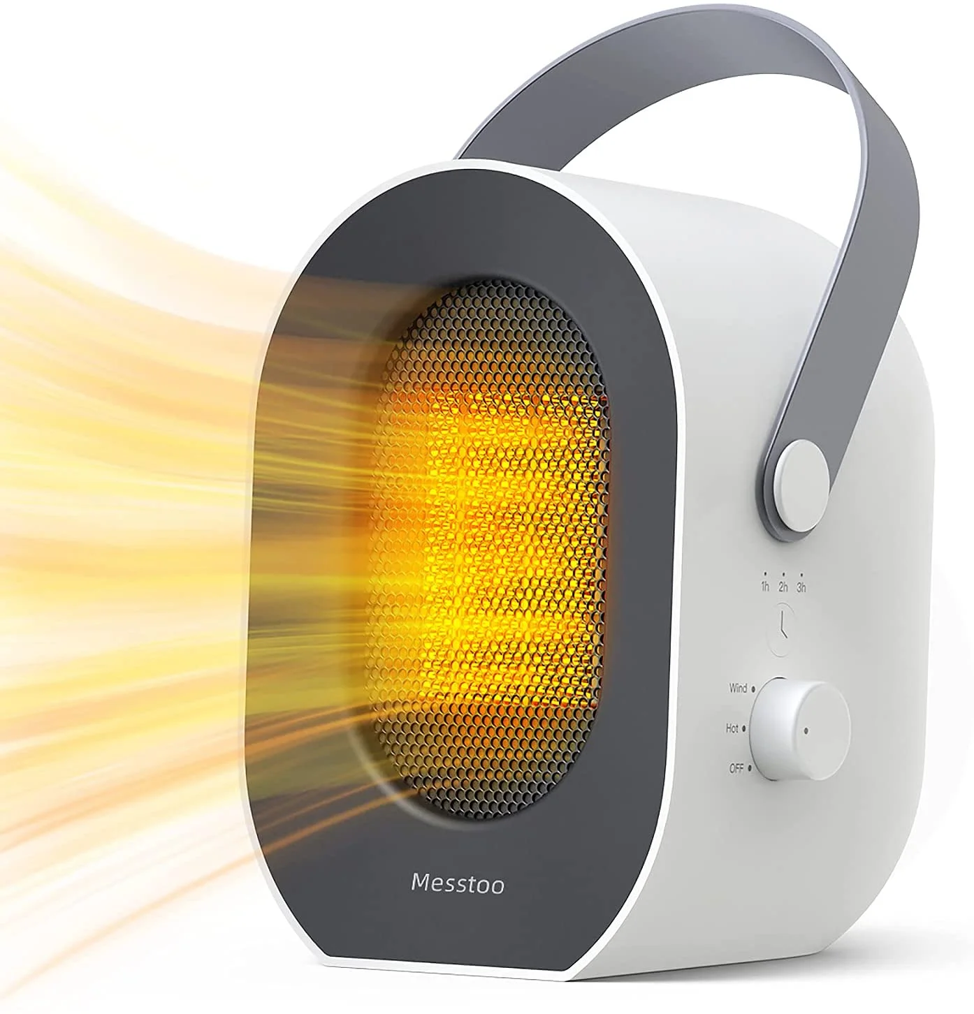 Dazzduo Space Heater 2 Wind Modes Portable for Home Daily UseEfficient Heating for Any Room