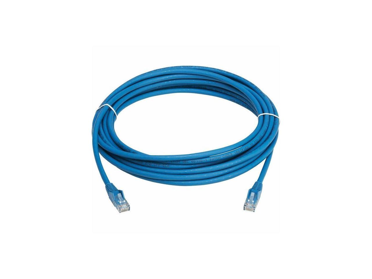 Tripp Lite Cat6 Gigabit Snagless Molded UTP Ethernet Cable (RJ45 M/M), PoE, LSZH, Blue, 7 m - 22.97 ft Category 6 Network Cable for Network Device, PoE Device, Access Control Device, VoIP Device, S...