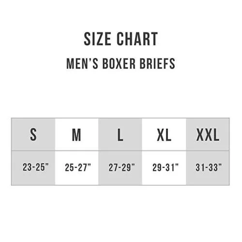 Premium Men's Underwear Boxer Briefs, 4 Pack White 100% Soft Cotton