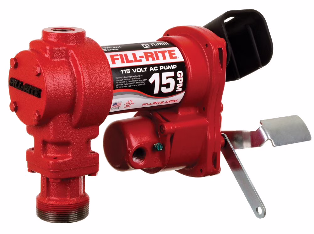 Fill-Rite FR604H Self-Priming Cast Iron 115-Volt AC Fuel Pump & Elbow Only
