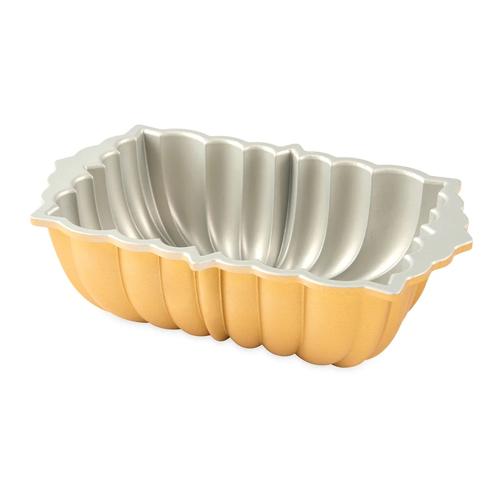 Nordic Ware Classic Fluted Loaf Pan - Gold