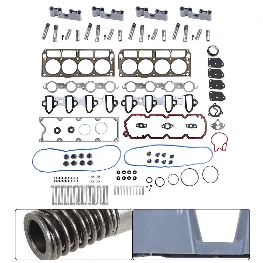 Fits GM 5.3 AFM Lifter Replacement Kit Head Gasket Set Head Bolts Lifters Guides For Chevy GM 5.3L AFM Replacement Kit Gaskets Lifters Trays Head Bolts VLOM Fit GM 5.3 AFM Lifter Replacement Kit