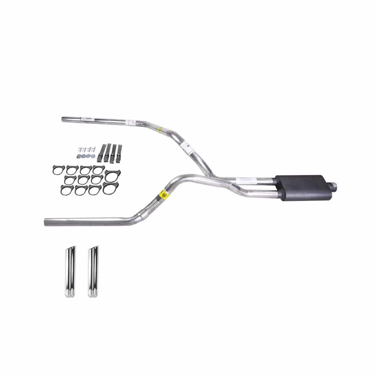 Ram 09-13 dual exhaust 2.5 pipe Flowsound Muffler RW Tip