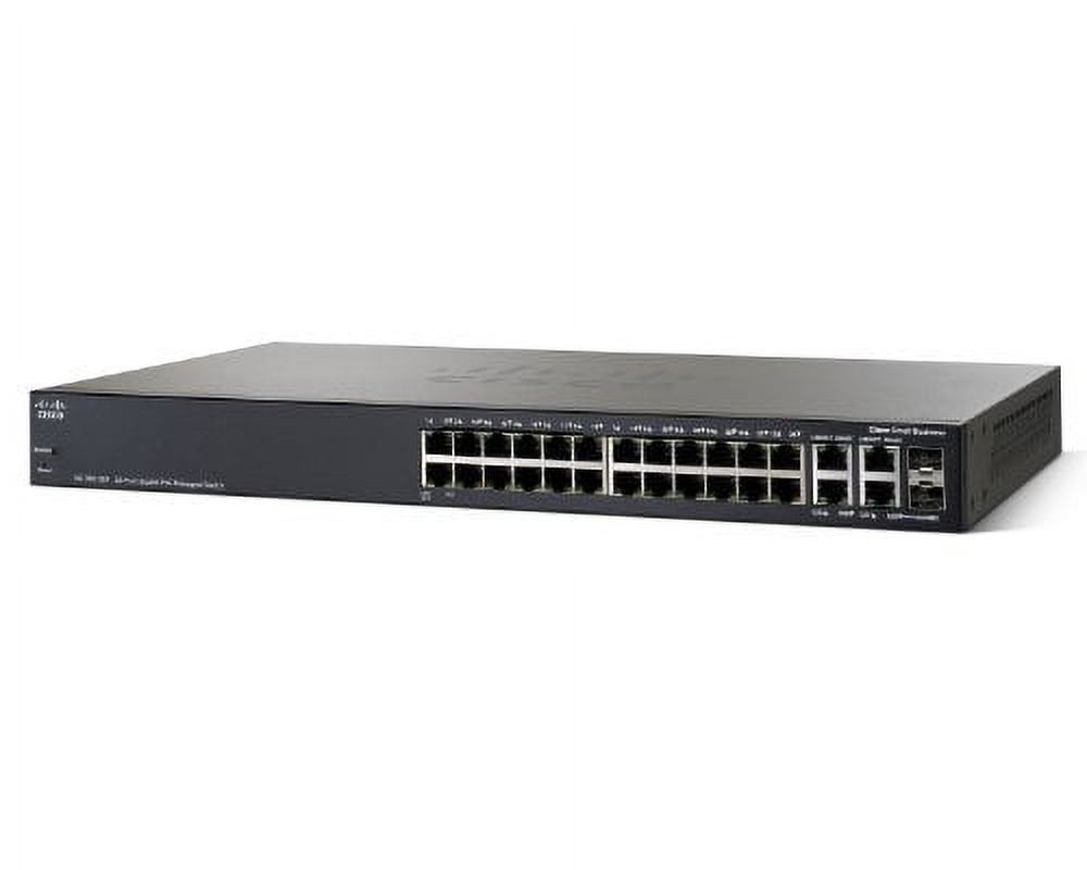 Cisco SG300-28P 28-port Gigabit PoE Managed Switch (SRW2024P-K9-NA)