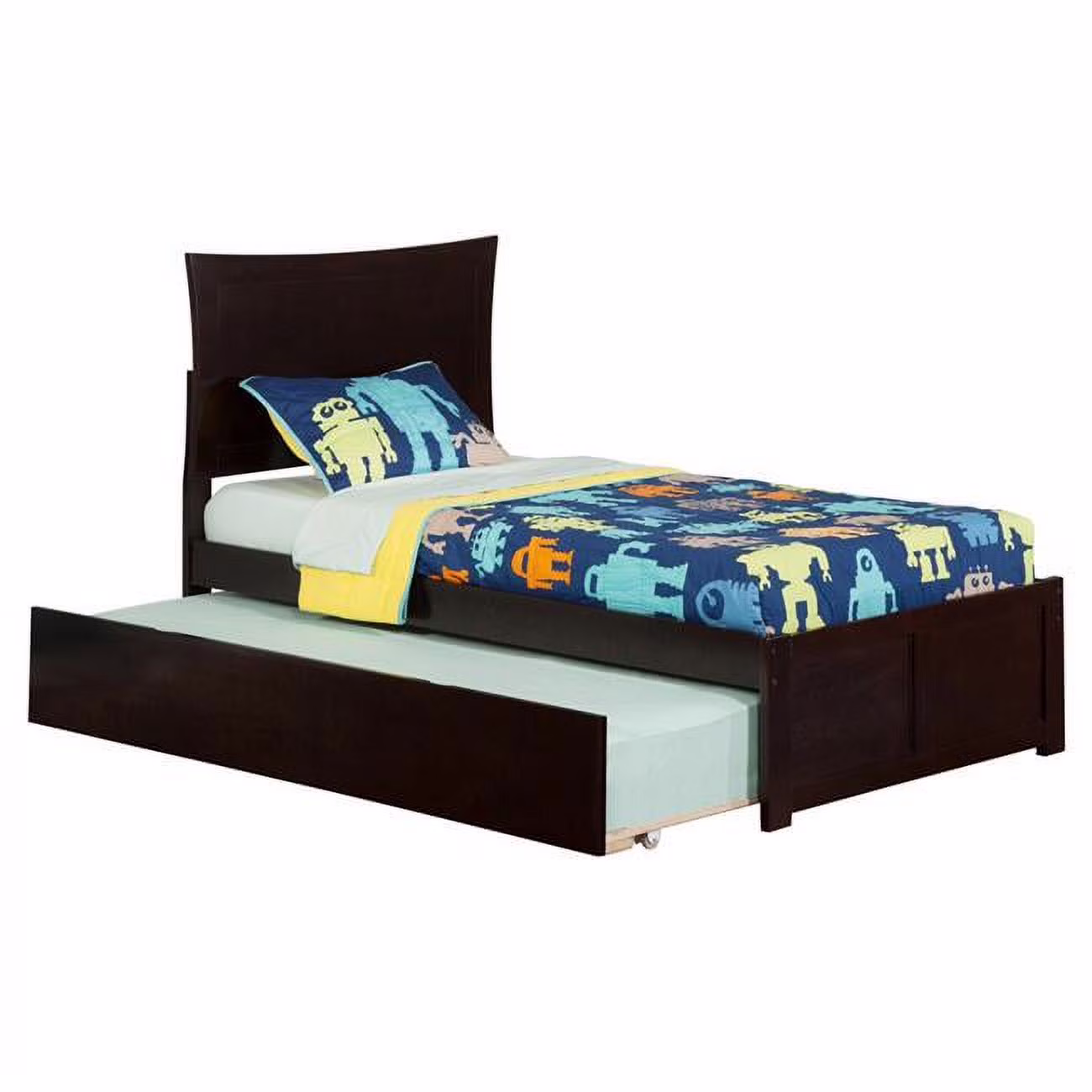 Metro Matching Footboard with Urban Trundle Bed - Espresso, Full Size